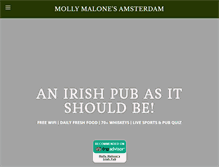 Tablet Screenshot of mollyinamsterdam.com